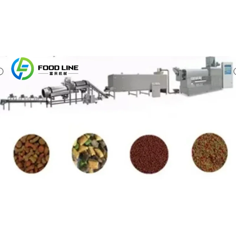 Commercial Grade Dry Pet Feed Extrusion Processor Stable Cat Dog Kibble Mass Production Making Machine