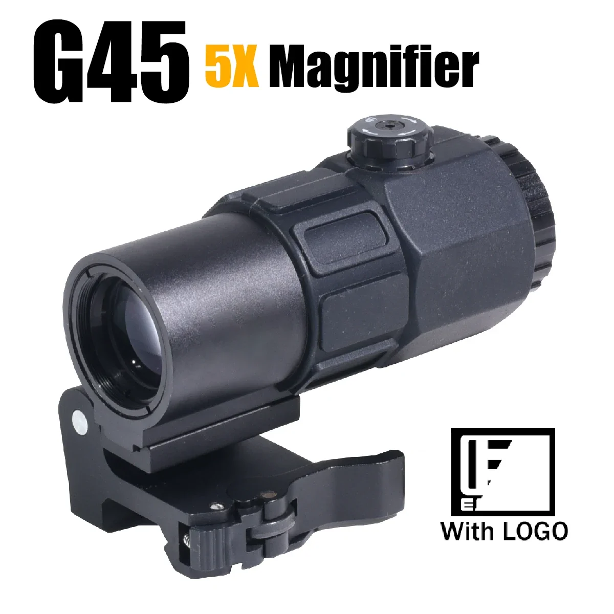 NONE 3X 5X Lupe Serie G33/G43/G45 Klappbare Seite Flip Lupen Jagd Combo Scopes Jagd Anblick verstärken W/Original Markierungen 5