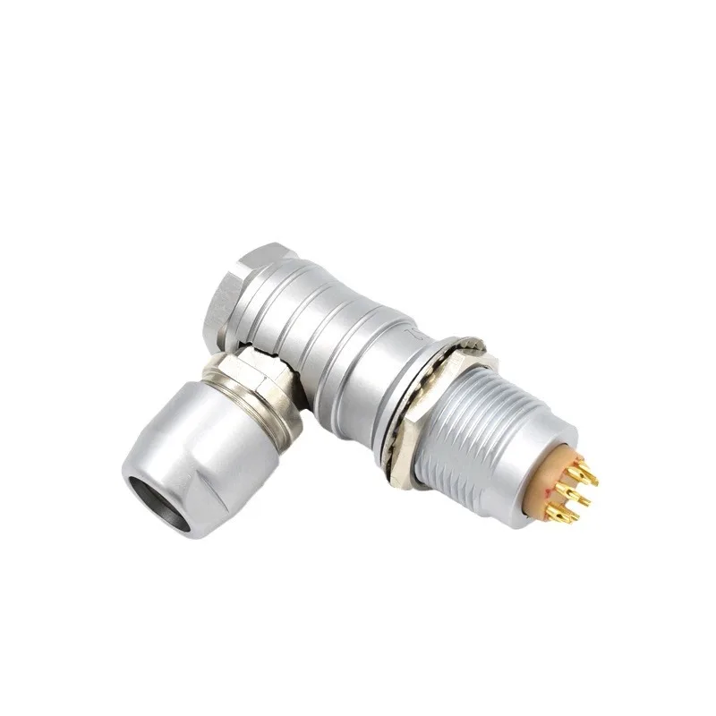 

2S8 Core Corner Plug Self-locking Connector for Industrial Automation Equipment Components