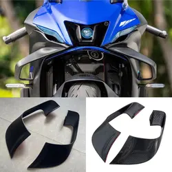 For Yamaha YZF R7 YZF-R7 2021 2022 2023 Motorcycle Mirrors Winglets Aerodynamic Downforce Side Wings Spoiler Fairing Cover