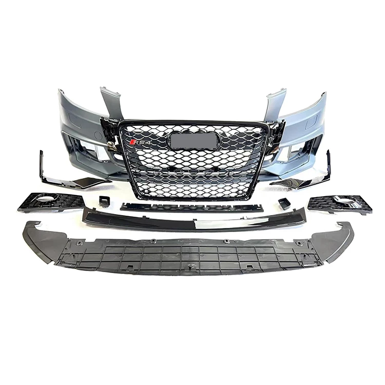 

New style A4 RS4 B8 body kit upgrade RS4 B9 body kit for audis A4 2008-2012