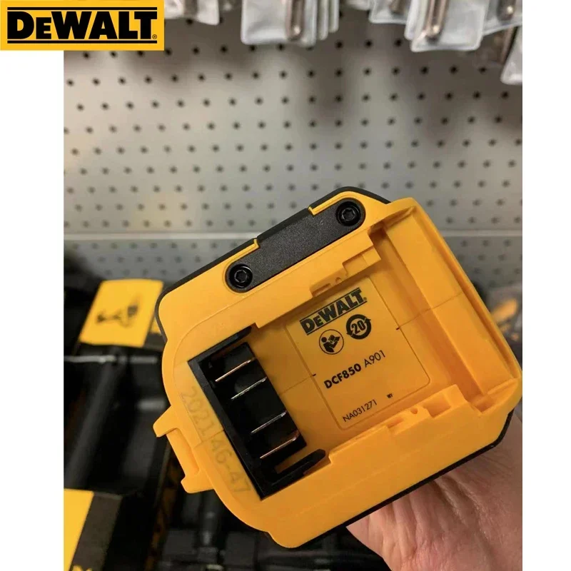 Imagem -06 - Dewalt Dcf850 Kit de Driver de Impacto sem Fio 20v Motor sem Escova Polegada Chave de Fenda Elétrica Ferramenta Elétrica Recarregável Dcf850n