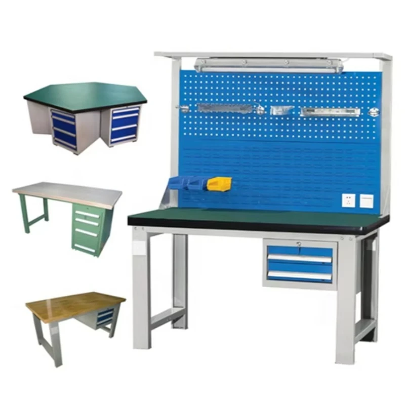 Stół warsztatowy przemysłowy, wytrzymały, antystatyczny (ESD)