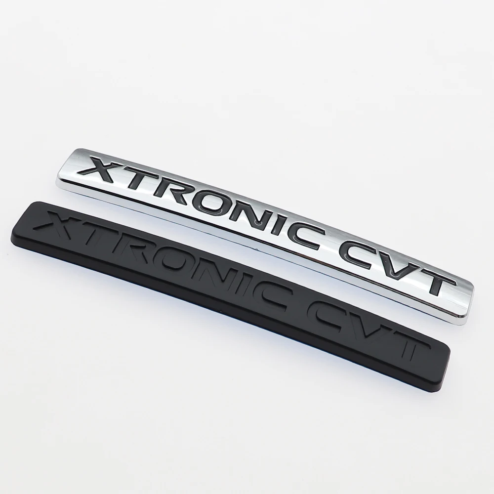 1PC 3D ABS XTRONIC CVT Car Letter Logo Sticker Tail Bumper Badge Rear Trunk Emblem For ARMARA ARIYA Terra QASHQAI RC