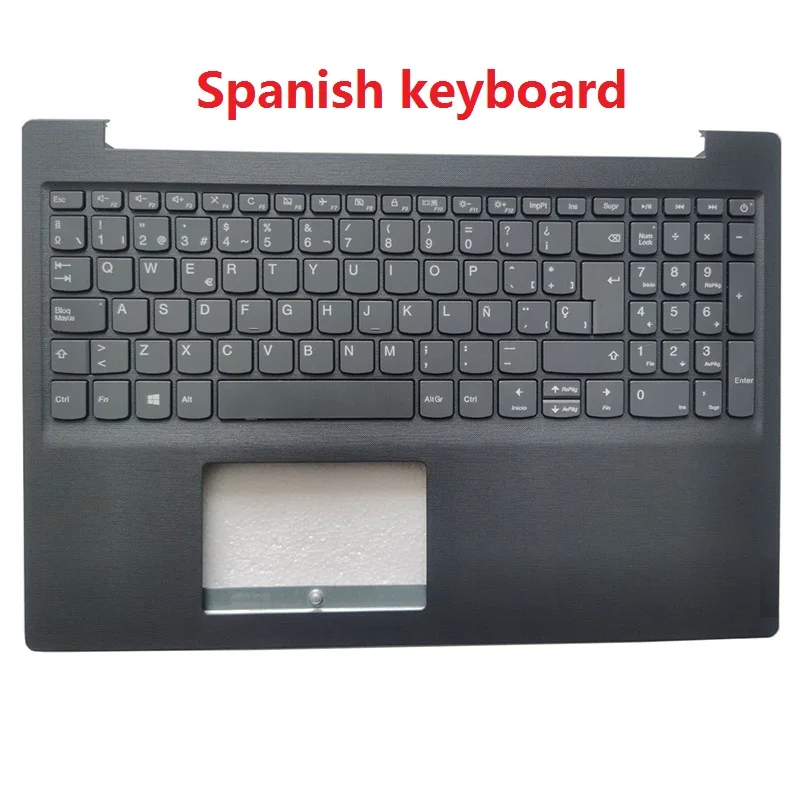 Imagem -02 - Teclado para Notebook Lenovo Ideapad Upper Palmrest para V15-iil V15-igl V15-ada V15-ikb V15-iwl Eua Reino Unido Francês Espanhol Brasil Itália Novo