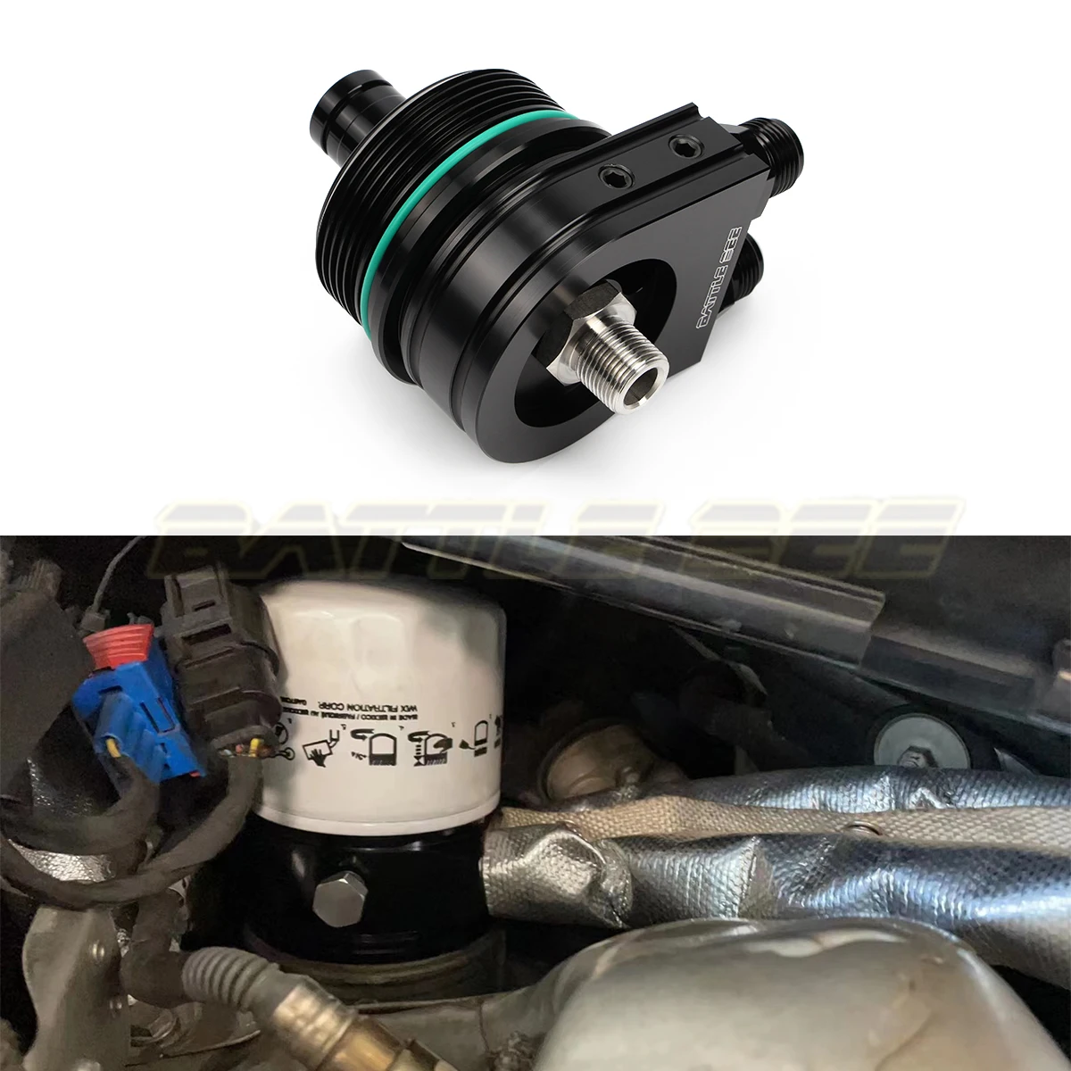 

Battle Bee Engine Oil Cooler KitFseries F20 118i 316i 1.6T N13B16 Engine Radiator Split Filter Cooling Adapter