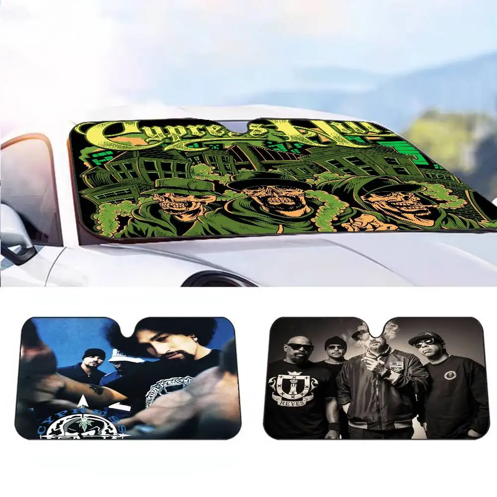 

Солнцезащитный козырек для автомобиля Band C-Cypress H-Hill, зонтик от солнца на лобовое стекло автомобиля, защита от ультрафиолета и внутренний охладитель