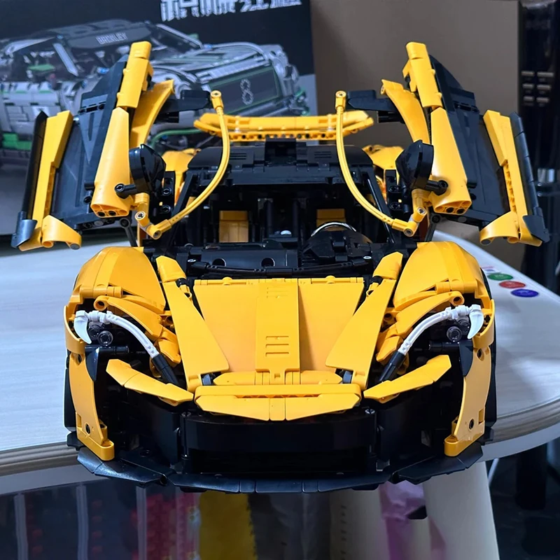 

3893 шт. Технические строительные блоки P1 Супер гоночный автомобиль 1:8 Спортивный автомобиль Кирпичи Набор игрушек Модель 42172 Орнамент Детские подарки Игрушки для мальчиков