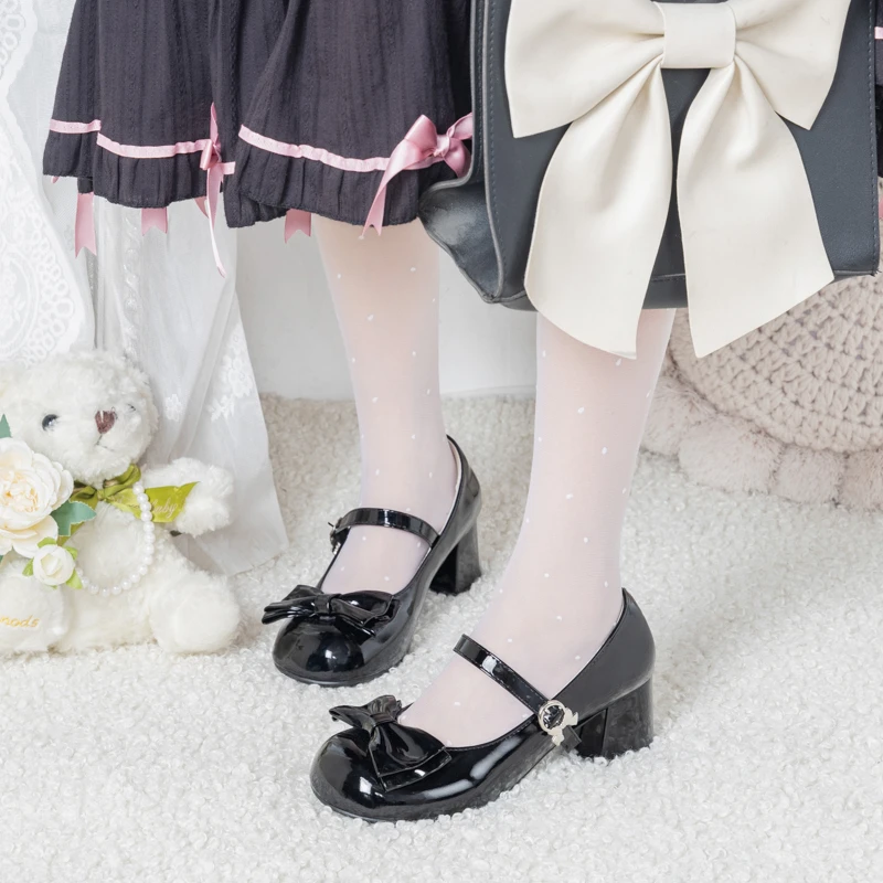 Summer New Style 2026 Cute Round Head Shallow Mouth Bow Straw Coarse Follow Shoes