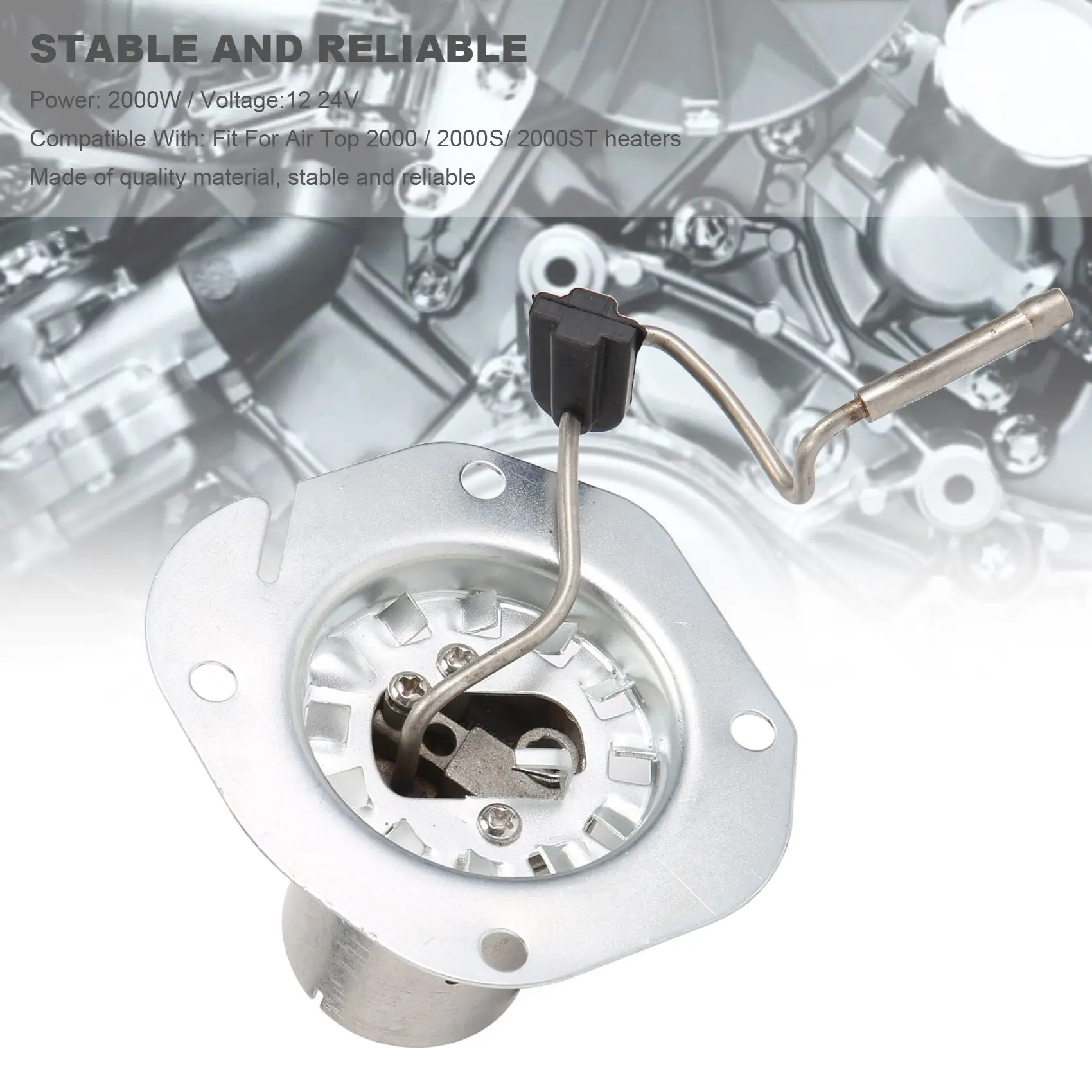 

Металлический картридж-горелка AEF3 для отопителей Webasto Air Top 2000, 2000S, 2000ST, 12В, 24В