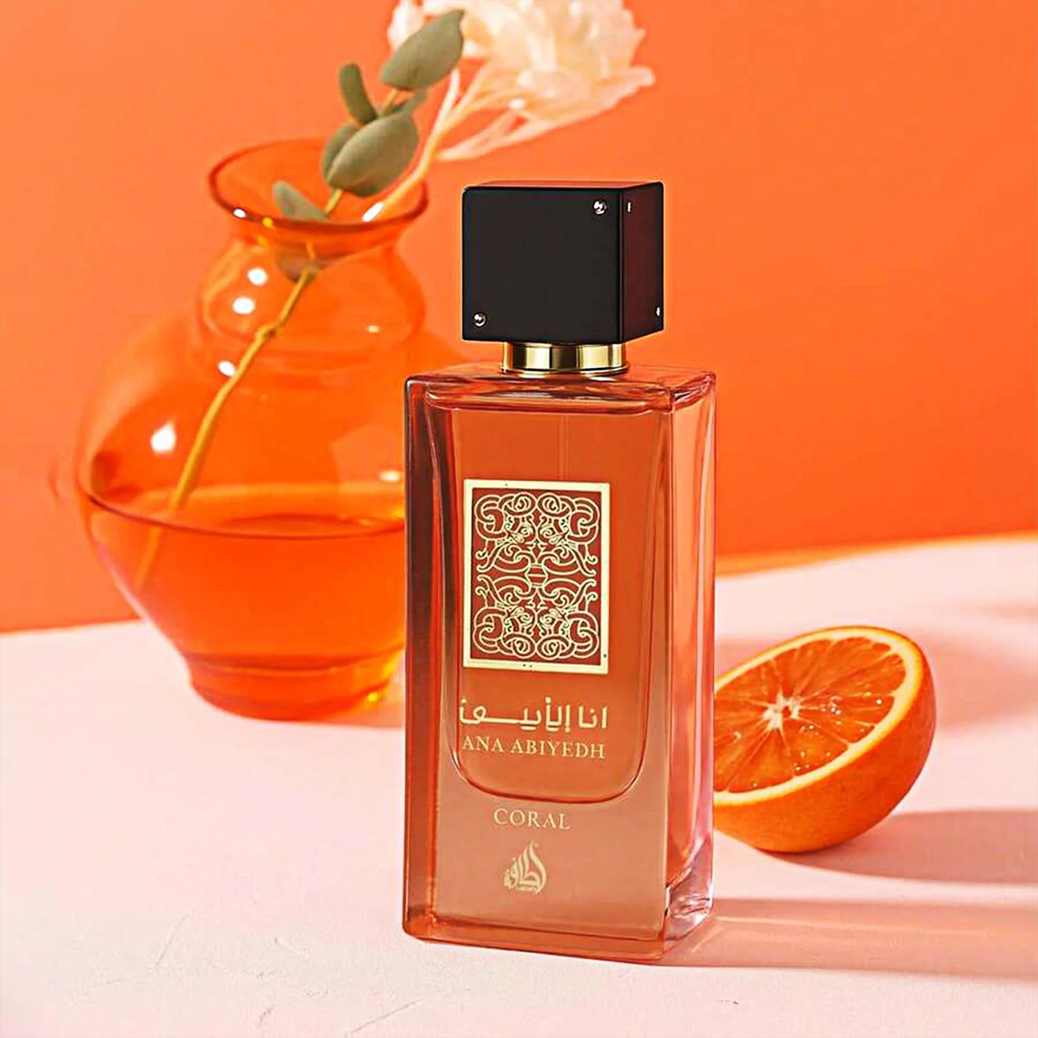 

Коралловые духи Lattafa Ana Abiyedh, 2 унции — аромат унисекс со свежим фруктовым цветочным рисунком, праздничный подарок на Хэллоуин, Рождество, День благодарения