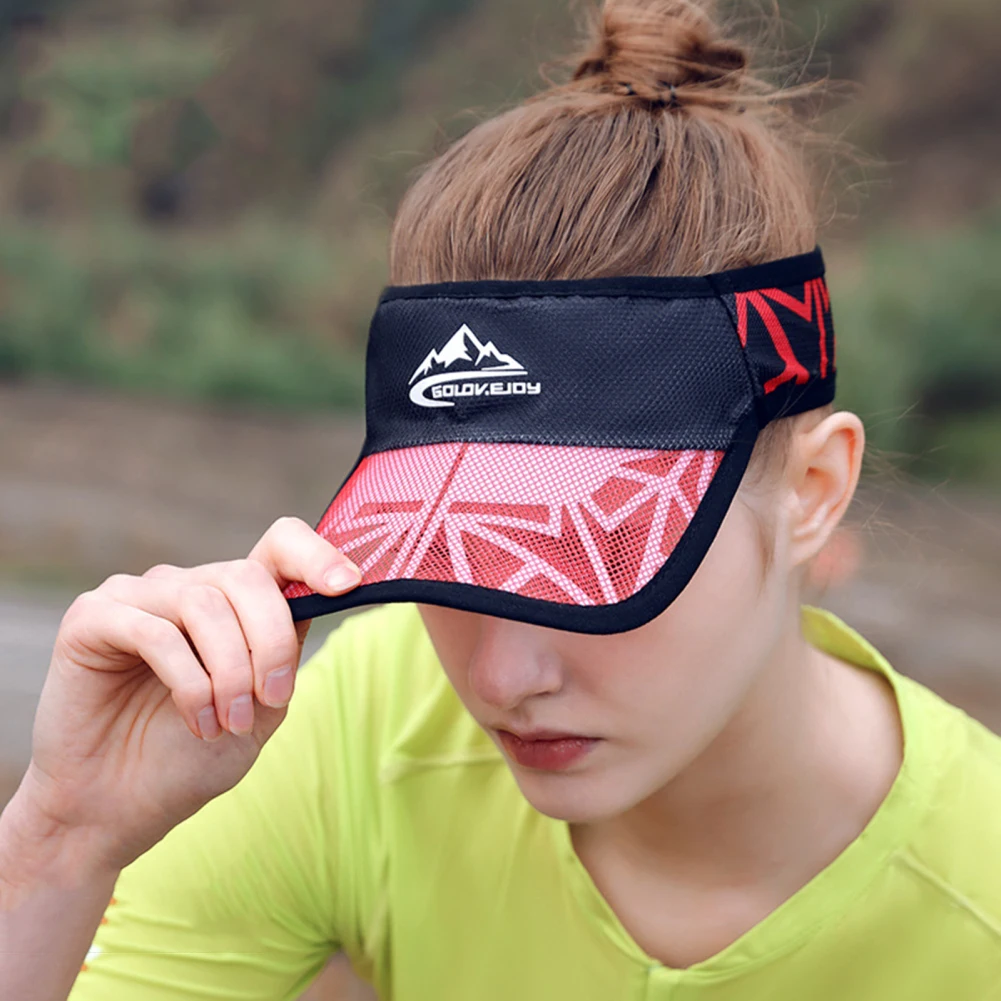 Summer Sun Hat For Men Women Breathable Sweat-absorbing Quick-drying Empty Top Cap for Outdoor Marathon Mountaineering