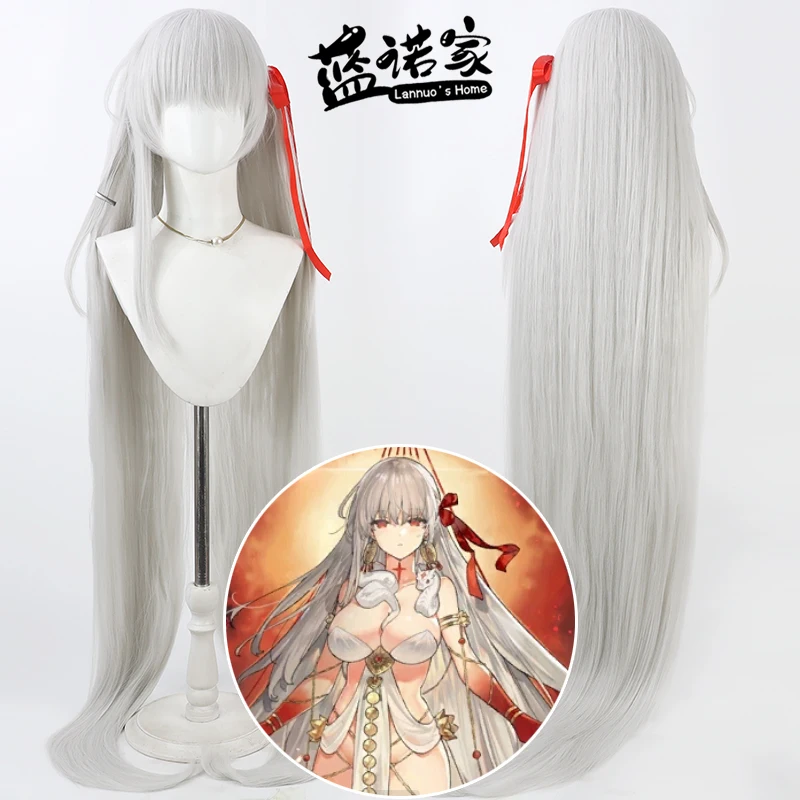

Anime Game Fate Grand Order Durga Cos Cosplay Wig Halloween Carnival Party Prop Synthetic Hair Heat Resistant Fiber + Wig Cap