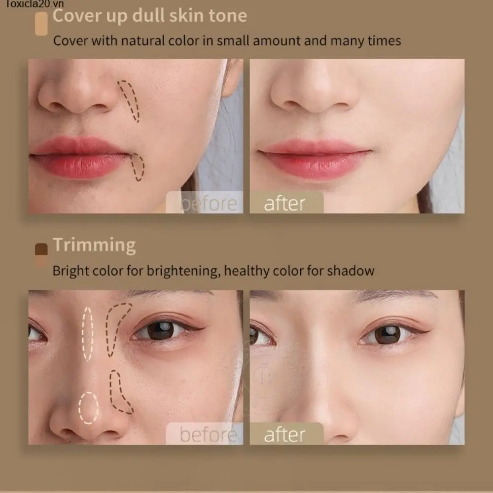 New Long-lasting 3 Colors Concealer Natural Uniform Skin Tone Face Eye Contour Brighten Face Concealer