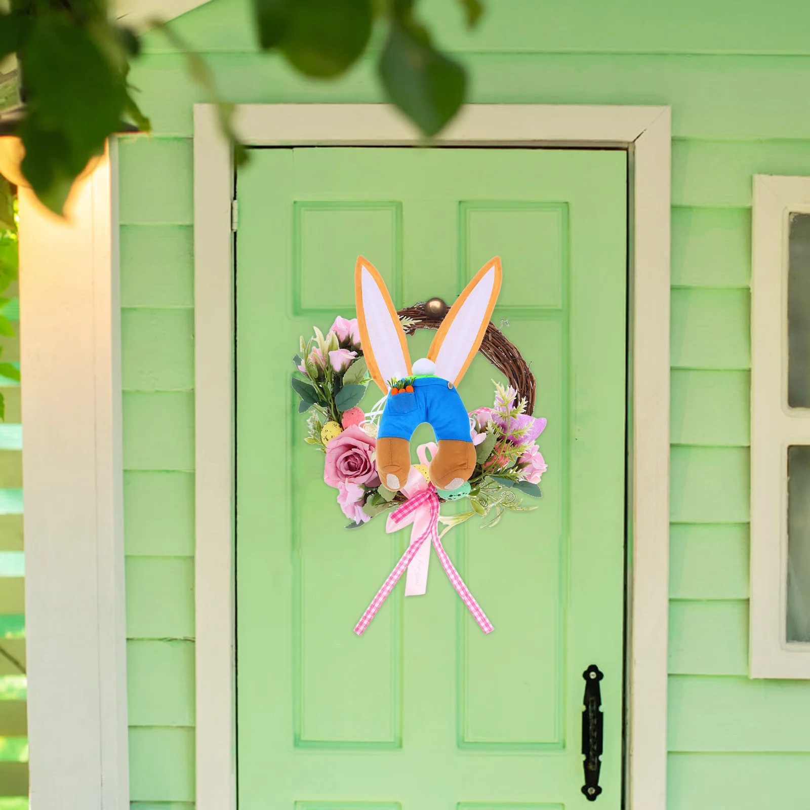 

Bunny Butt and Ears Easter Wreath Kit Spring Holiday Decor Garden Indoor Front Door Decorations Rabbit Wreath Bunny Butt Decor