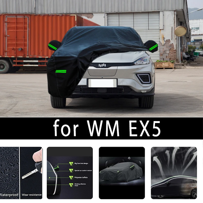 

For WM EX5 Outdoor Protection Full Car Covers Snow Cover Sunshade Waterproof Dustproof Exterior Car accessories