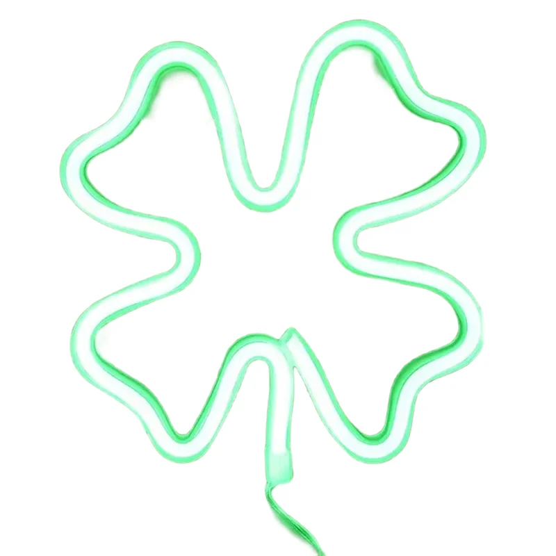 M11K-Green LED Neon Sign USB/Battery Powered LED Light For Bedroom Room Decoration Gift Night Light Party Holiday