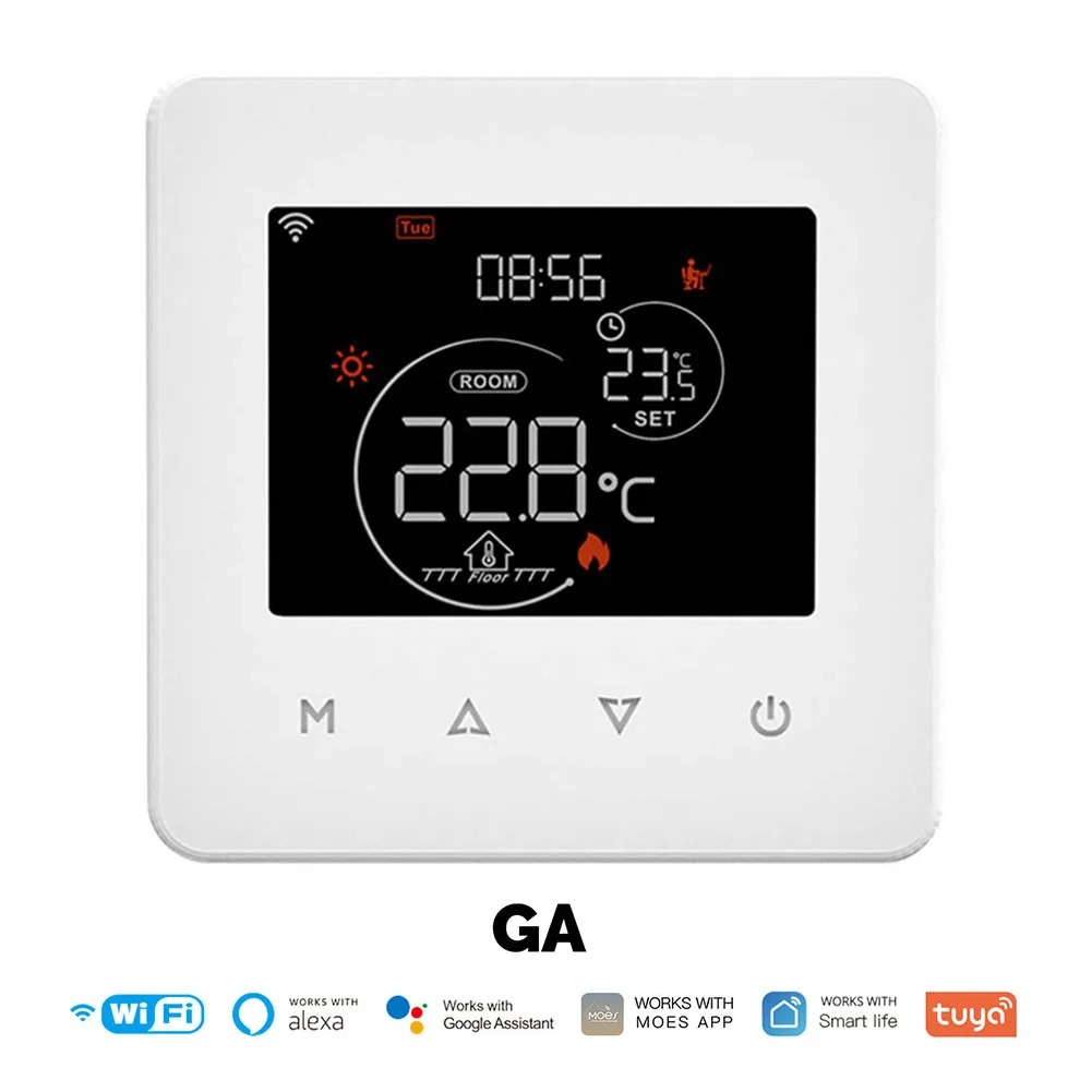 

WiFi Smart Thermostat Room Temperature Controller Work With Alexa Google Home Water/Electric Floor Heating Gas Boiler