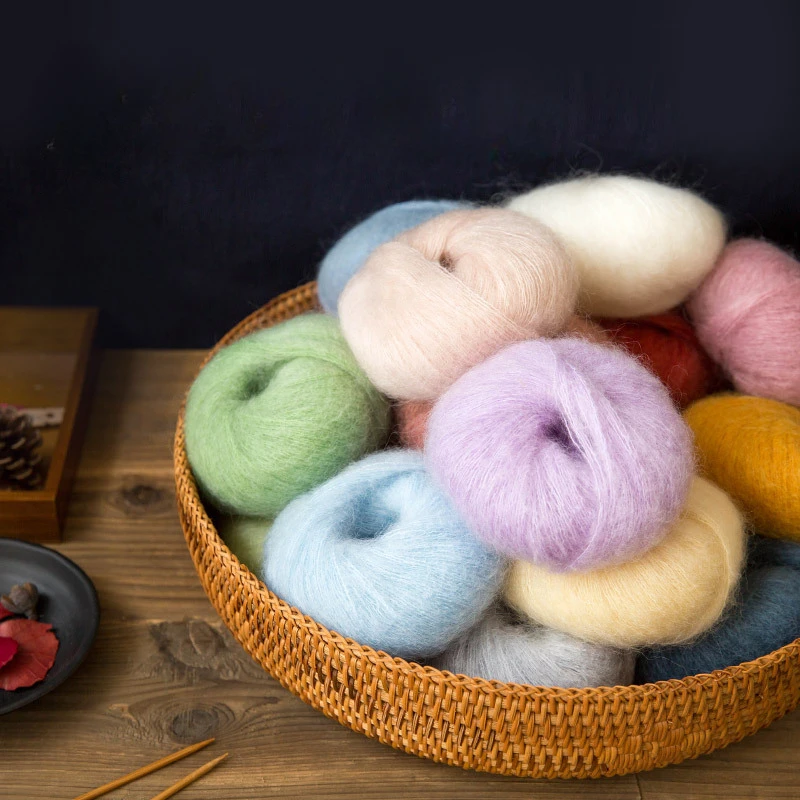 

10pcs/set Susan's Family South Africa Mohair Knitting Yarn Wool Blended Yarn