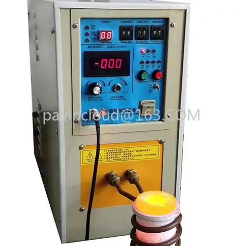 3KG High Frequency Melting Furnace  Temperature Electric  with Water Pump