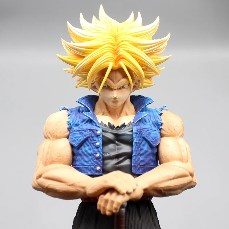 25Cm Dragon Ball Anime Figuur Grand Tranx Dragon Ball Standbeeld Tranks Handgemaakte Bureau Decoratie Speelgoed Verjaardagscadeau