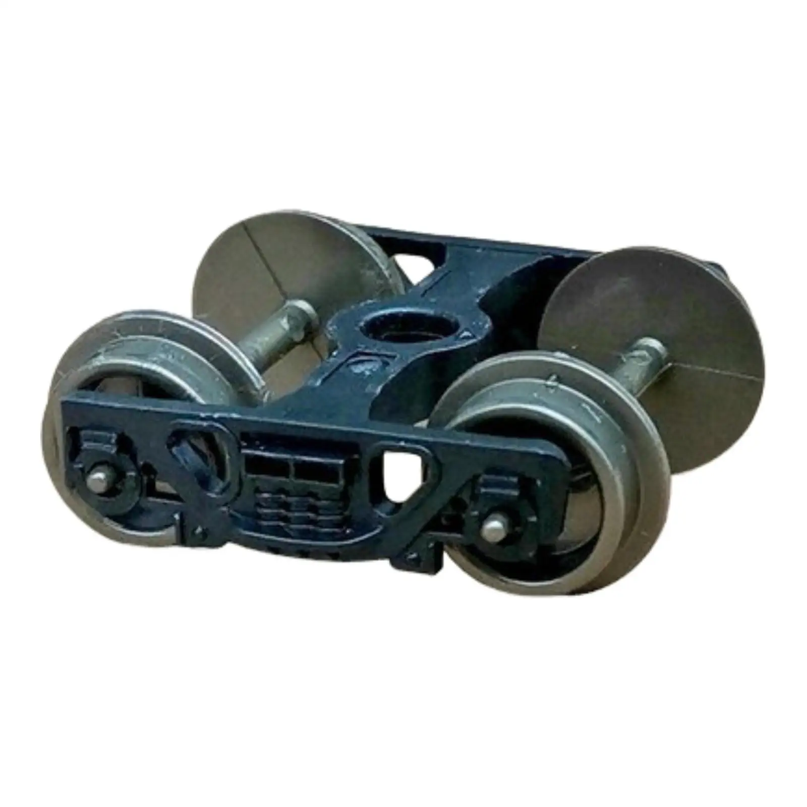 Plastic Model Train Wheels 2.2cm Width Replacement Bogie Wheelset for Electric Locomotive Simulation Maintenance Spare Parts