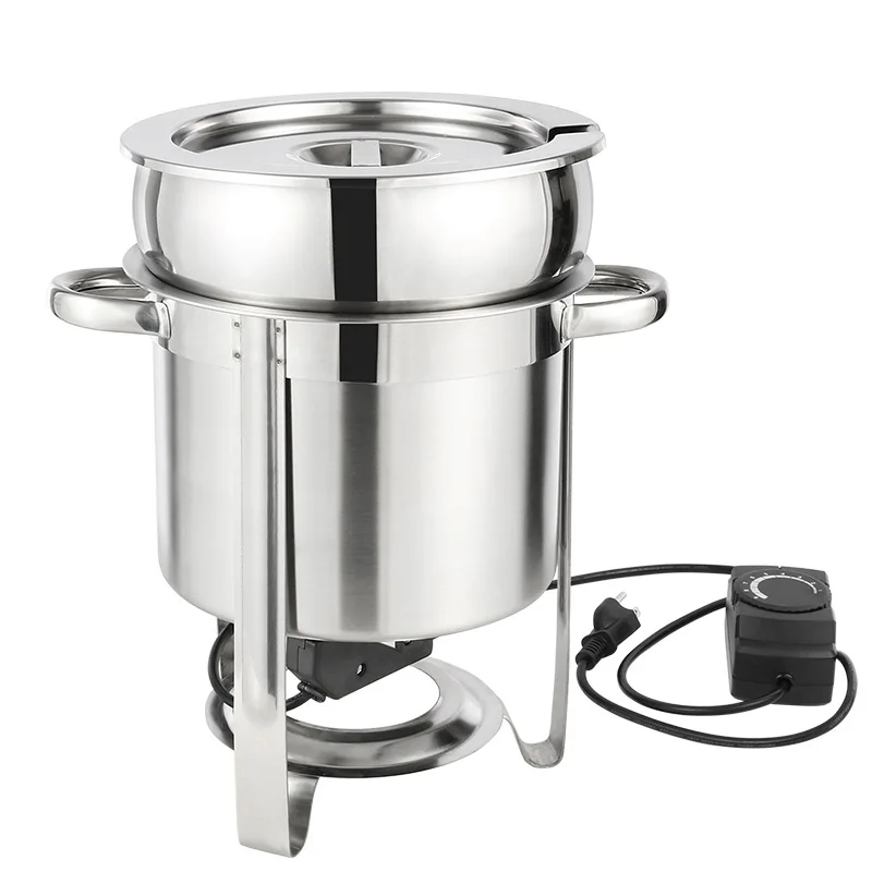 

Stainless Steel Buffet Western Soup Furnace Bucket Water-proof Heating Insulation
