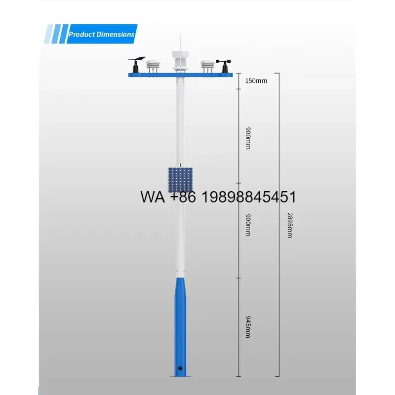 Wmwmnu for Ya Tun IOT Professional Outdoor Automatic Wireless Weather Station for Solar PV Environmental Agriculture