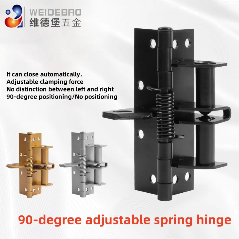 

Многофункциональная петля с пружинным буфером на 90 градусов, автоматическая дверная петля, подходит для всех мебели и дверей.