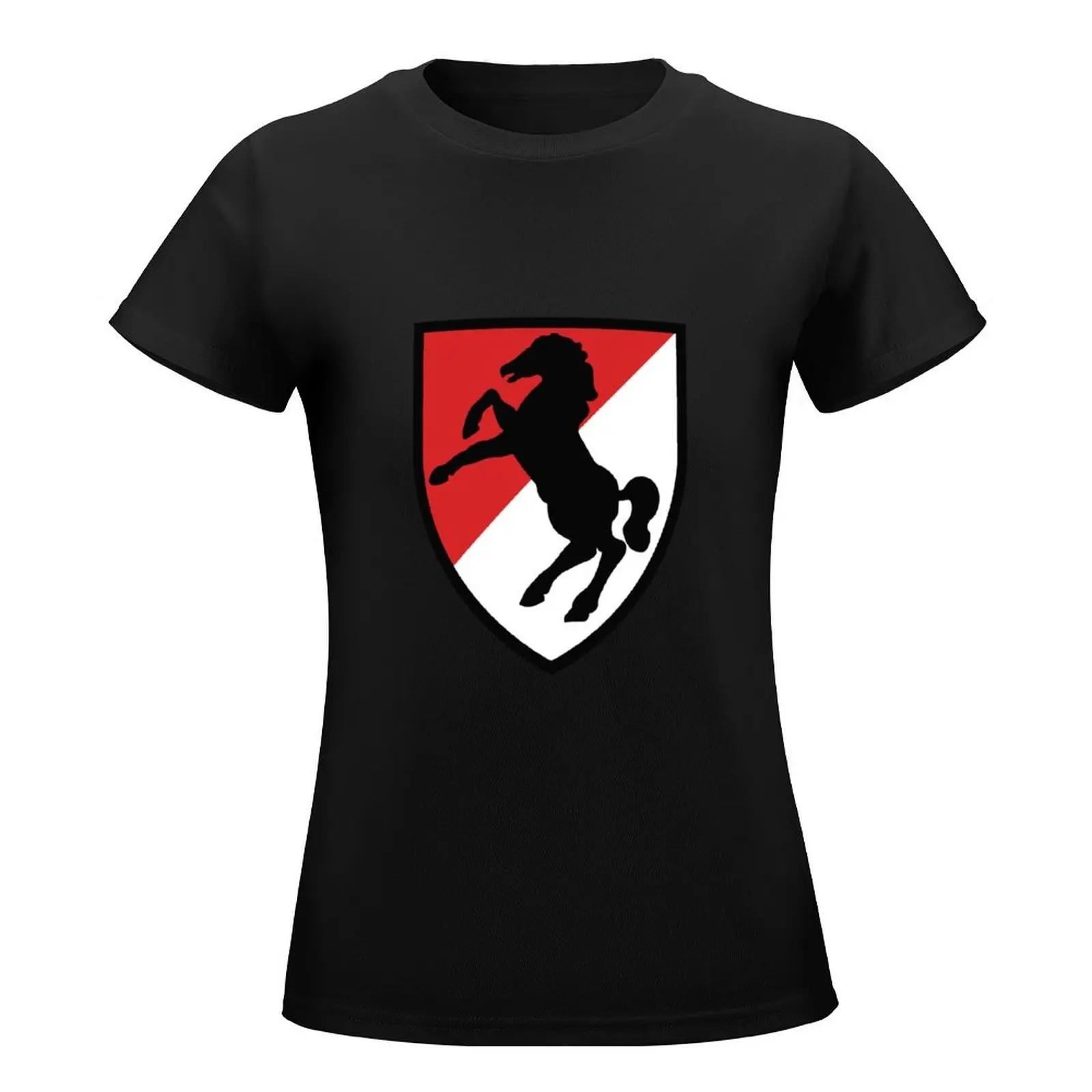 Camiseta 11th ACR para mujer, blusa de verano, camisetas negras