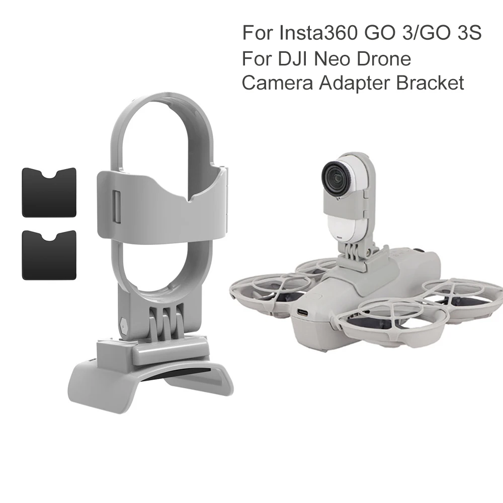 

For DJI NEO Drone Expansion Mount Action Camera Holder Adapter Bracket for Insta360 GO3S/GO3 Camera Adjustable Stand Accessories