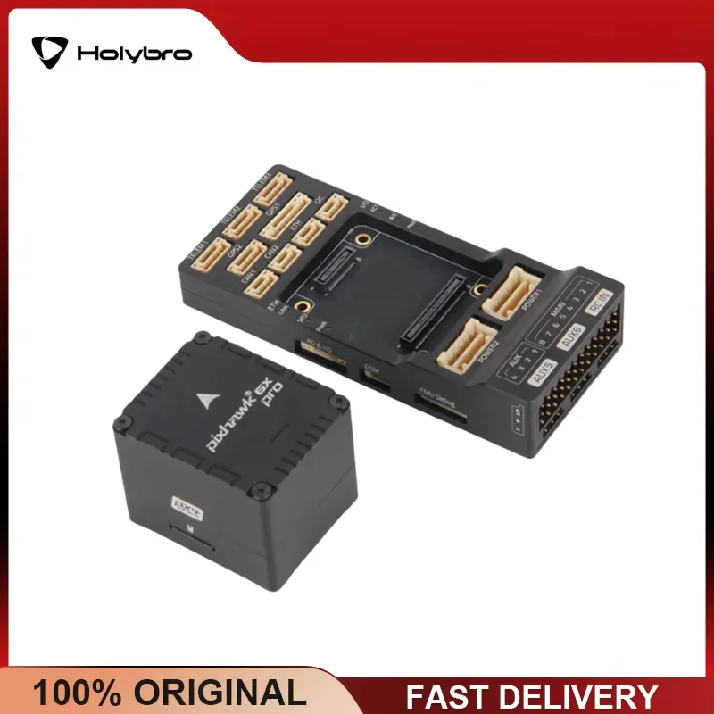 Holybro Pixhawk 6X Pro H753 Flight Controller Industrial IMU Triple Redundancy PM02D Standard Base for Commercial Drone