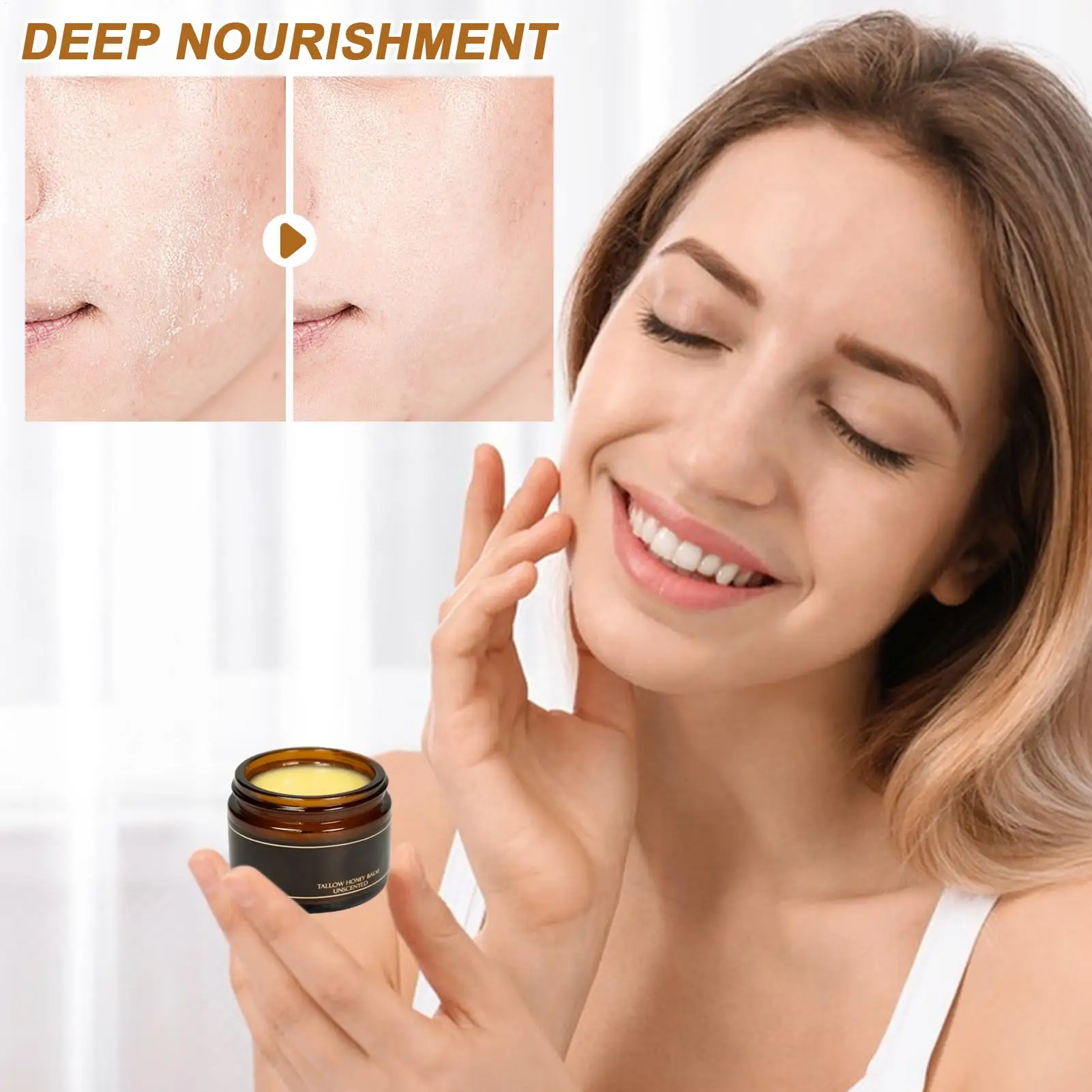 Bálsamo labial hidratante Facial de 57g, crema calmante para la cara, bálsamo hidratante Facial para piel sensible y grasa seca, cuidado corporal de labios para hombres y mujeres