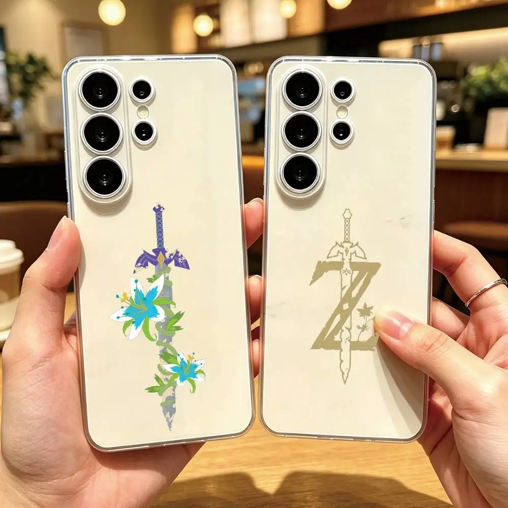 Game The LegendES of ZeldaES Phone Case Transparent Silicone Soft For Samsung S25,S24,S21,S22,S23,S30,Ultra,S20,Plus,Fe Gift