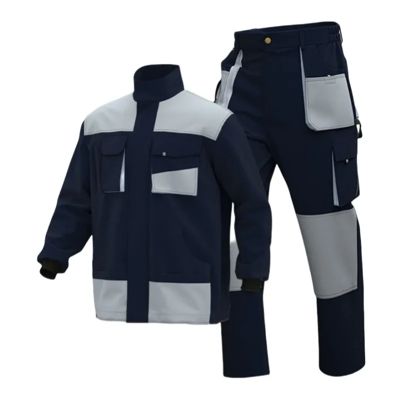 

【Best-selling】Fuyi Men's High Quality Polyester Work Uniform Set Professional Industrial Workwear Good Price ODM Worldwide Respo