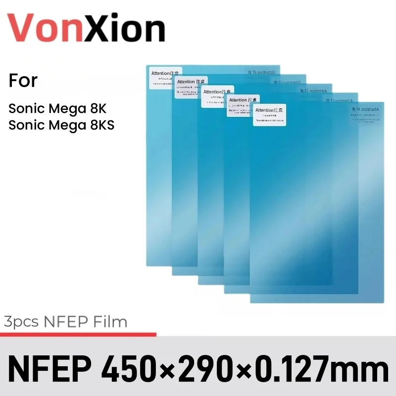 vonxion-3-pezzi-pellicola-di-distacco-nfep-450x290x0127mm-per-accessori-e-ricambi-stampante-3d-phrozen-sonic-mega-8k-8ks-lcd-resina-uv-sla-dlp