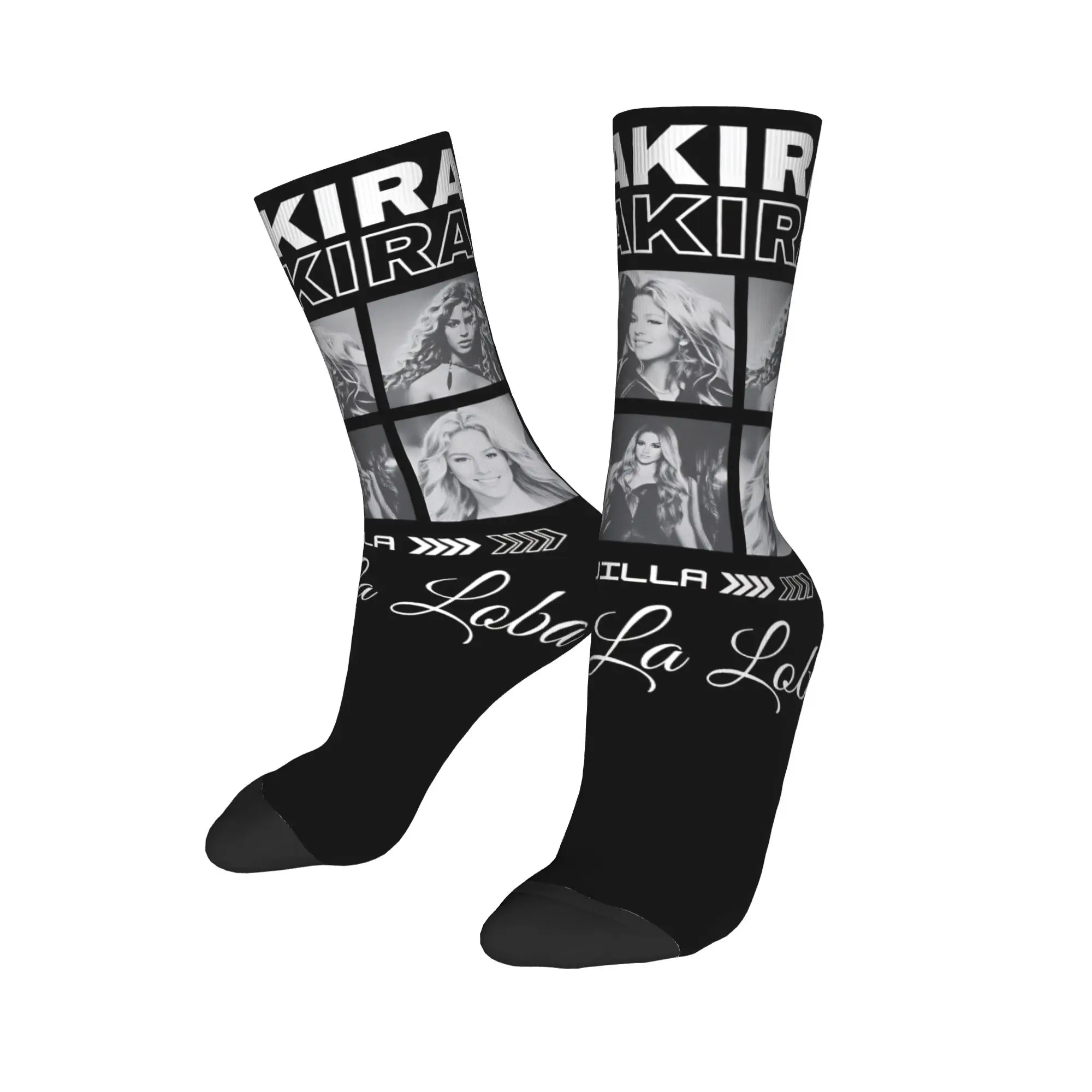 

Shakira Colombian Music Singer Socks Anti Skid Stockings Couple Soft Outdoor Sports Socks Winter Funny Printed Socks