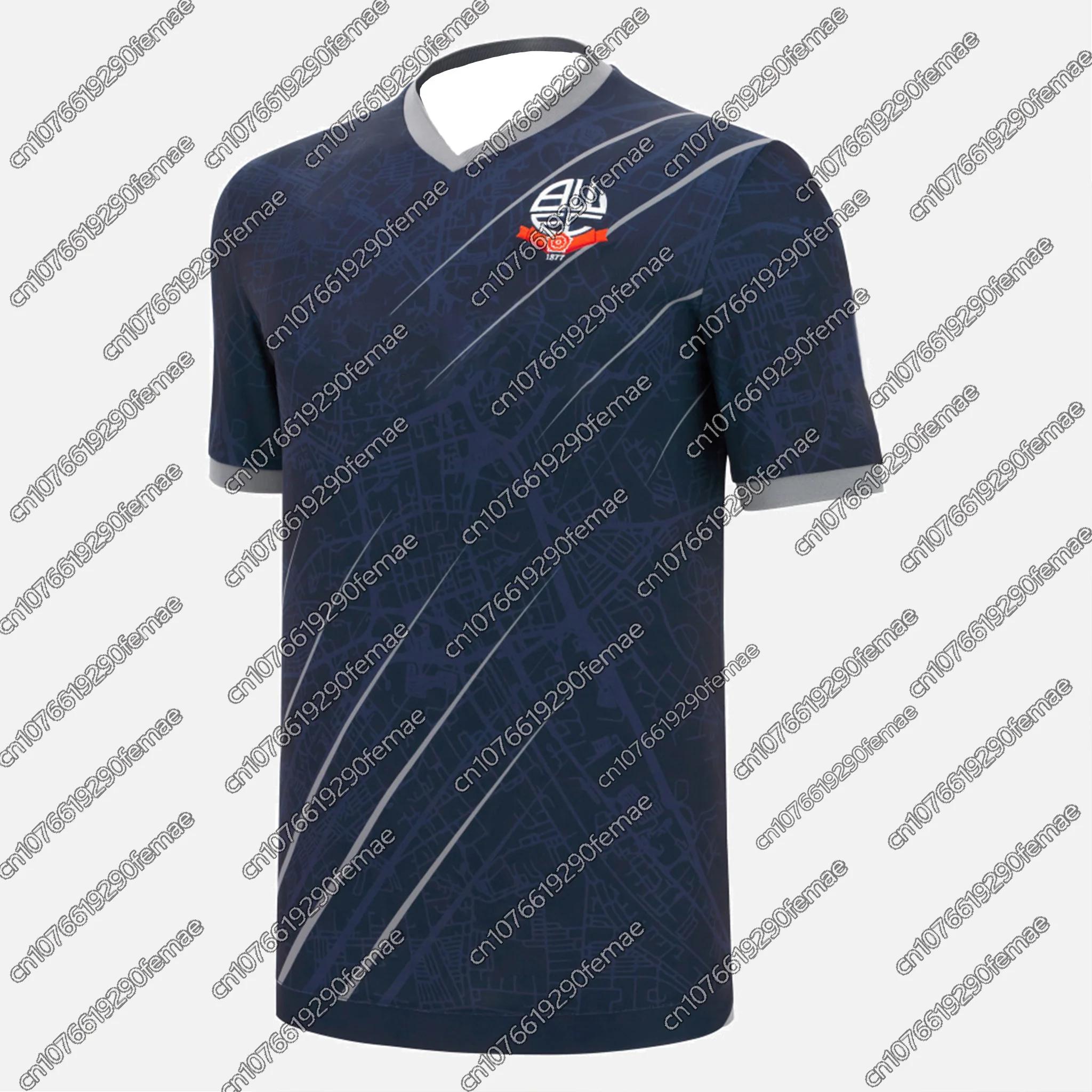 Bolton Style Football Soccer T-Shirt 2026 Summer UK Home Boys Girls Youth Adult Match Training Must-Have Football Jersey
