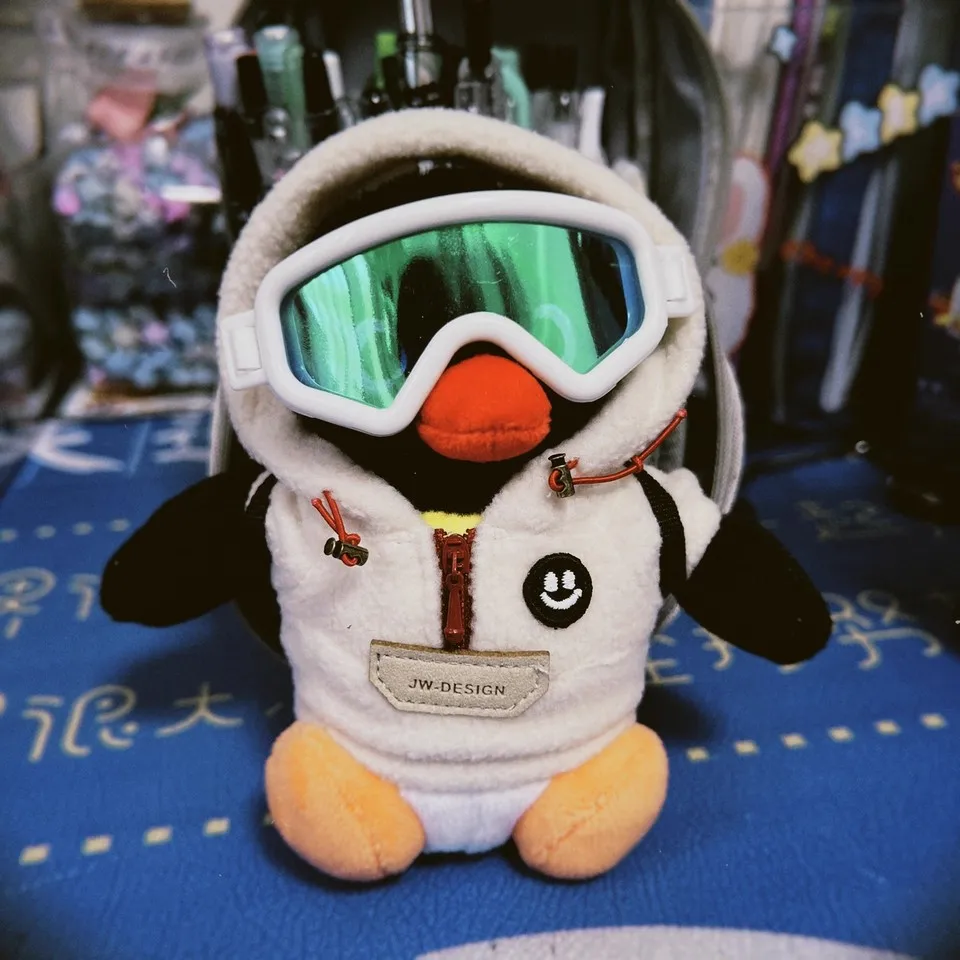 

Новый плюшевый брелок-пингвин Пингу, милый эльф, оригинальный, очаровательный, для сумки, автомобильный подвес, рождественский, зимний, для женщин