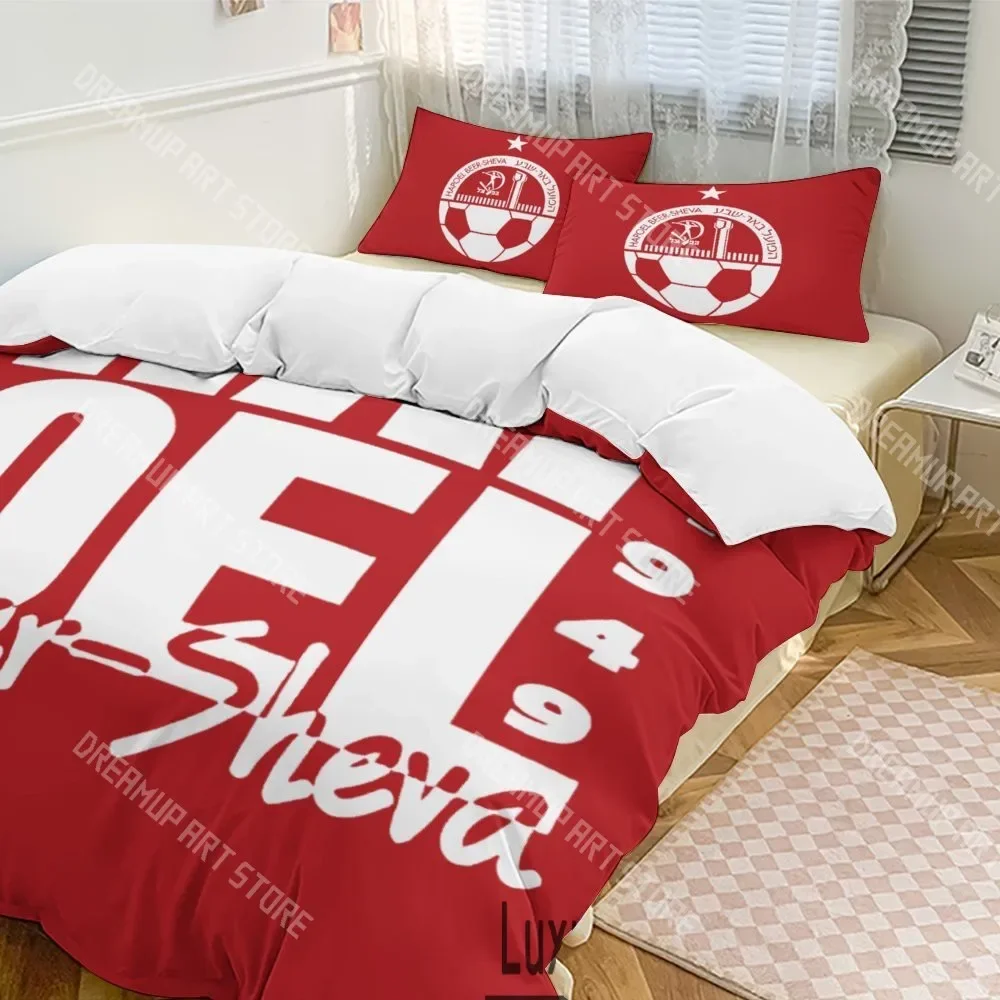 3D Print Hapoel Beer Sheva Bedding Set Twin Queen King Full Size Duvet Cover Pillowcase Bed boys girls Adult Home Textiles view 6