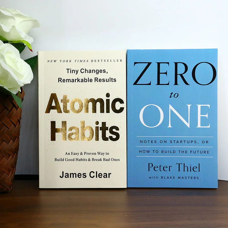 

《Atomic Habits》×《Zero to One》Success and Innovation Classic Set For entrepreneurs students professionals Can be a Christmas gift