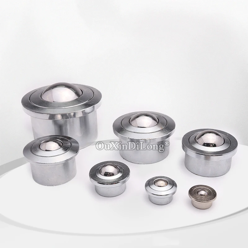 Precisão dos Peças Que Transporta o Aço de Náilon Rolamento 304 de Universal Bola Roda Rodízio Rodas Flexíveis Industriais da Transferência Aço Inoxidável a