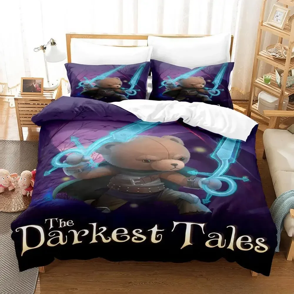 

The Darkest Tales Bedding Set Single Twin Full Queen King Size Bed Set Adult Kid Bedroom Duvet cover Sets 3D Game Bed Sheet Set