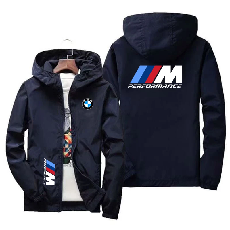 Chaqueta de ciclismo para hombre, cortavientos de alta calidad para equipo de carreras BMW, 2024