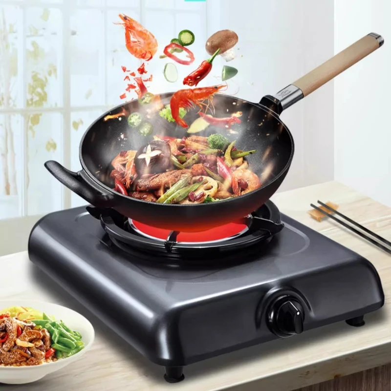 

Windproof Infrared Cooktop, Single Burner with Pulse Ignition, Energy Concentrated for Efficient Outdoor Cooking