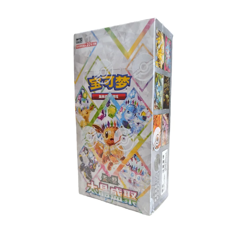 Nouvelle version chinoise du Pokémon PTCG SV8a 17.5 Taijing Shengju – Pack supplémentaire CSV9.5C – Boîte de jeu de cartes à collectionner – Cadeau