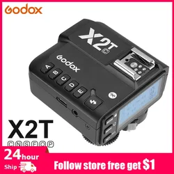 Godox X2T TTL 1/8000s HSS 무선 플래시 트리거 송신기, 캐논, 니콘, 소니, 후지, 펜탁스, 올림푸스 카메라, 야외 플래시