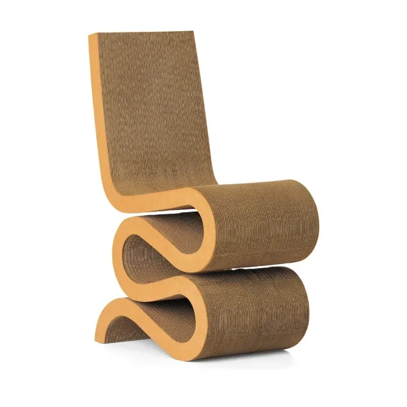 Luxury stool, chair type corrugated cat scratching board, cat climbing frame, cat claw board, strong and durable