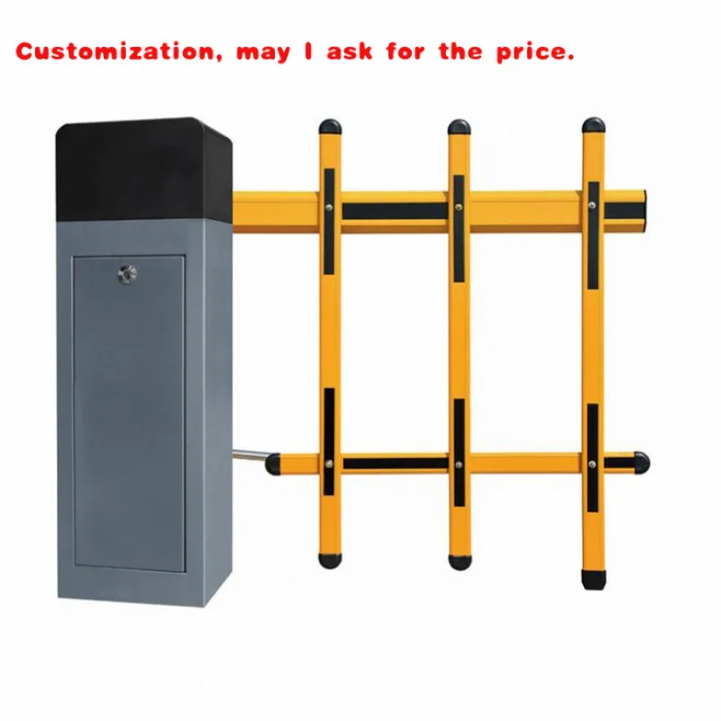 custom.Factory Direct Magnetic Automation Orange Parking Fence Barrier Gate