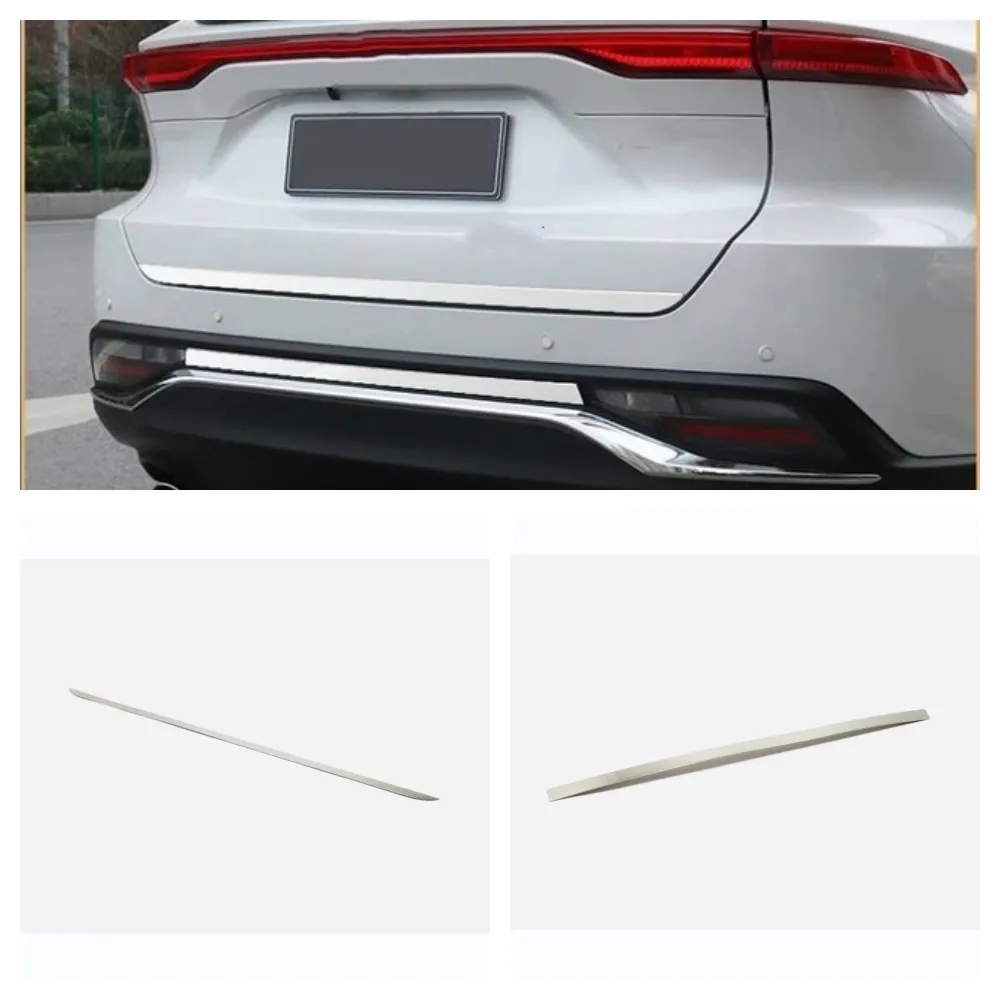 

For Toyota Venza Harrier 2021 2022 Accessories Rear Trunk Lid Cover Tailgate Trim Door Handle Molding Boot Garnish Bezel Cover